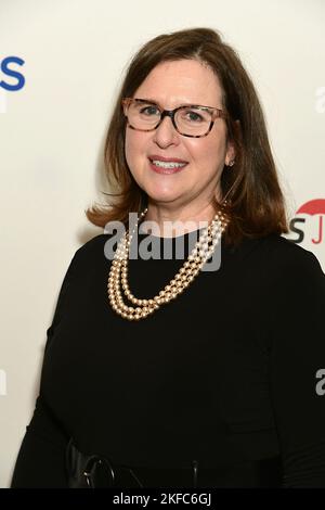 Beth Shapiro nimmt am 17. November 2022 am jährlichen Power Lunch von Citymeals on Wheels 35. im Plaza Hotel in New York, New York, USA, Teil. Robin Platzer/ Twin Images/ Credit: SIPA USA/Alamy Live News Stockfoto