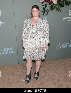 16. November 2022, Westwood, Kalifornien, USA: Michelle McLeod nimmt an der Los Angeles Premiere von Prime Video's ''The People We Hate at the Wedding' Teil (Bildquelle: © Billy Bennight/ZUMA Press Wire) Stockfoto