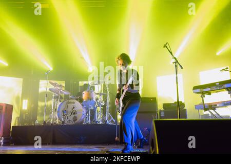 Die italienische Band verdena spielt die 'volevo magia Tour' in Turin, Italien Stockfoto