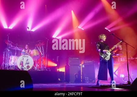 Die italienische Band verdena spielt die 'volevo magia Tour' in Turin, Italien Stockfoto