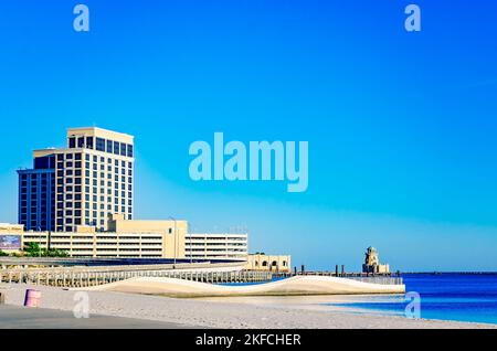 Das Beau Rivage Resort and Casino ist am 13. November 2022 in Biloxi, Mississippi, abgebildet. Mit 85.000 Quadratfuß ist es das größte Casino in Biloxi. Stockfoto