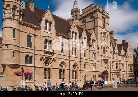 Balliol College (1263), Oxford University, England Stockfoto