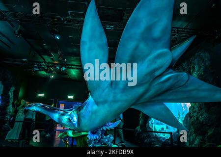 Avatar – das Erlebnis im Clouds Forest, Gardens by the Bay, Singapur. Stockfoto