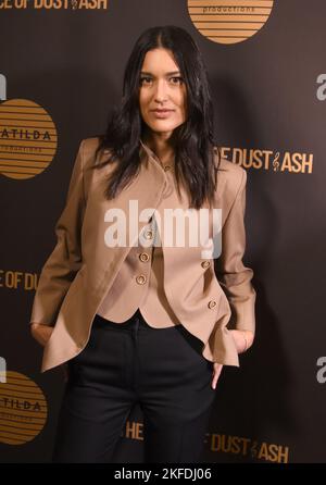 Los Angeles, Kalifornien, USA 17.. November 2022 die Schauspielerin Julia Jones nimmt an der Los Angeles Premiere von 'The Voice of Dust and Ash' im Pacific Design Center am 17. November 2022 in Los Angeles, Kalifornien, USA Teil. Foto von Barry King/Alamy Live News Stockfoto