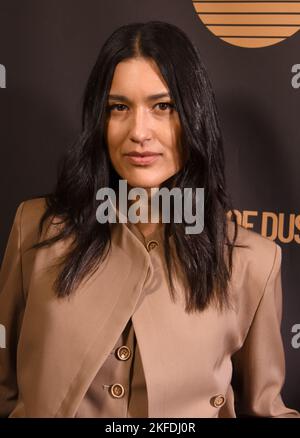 Los Angeles, Kalifornien, USA 17.. November 2022 die Schauspielerin Julia Jones nimmt an der Los Angeles Premiere von 'The Voice of Dust and Ash' im Pacific Design Center am 17. November 2022 in Los Angeles, Kalifornien, USA Teil. Foto von Barry King/Alamy Live News Stockfoto