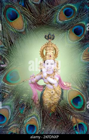 Krishna, der große Vertreter der Bhagavad Gita, ist eine der