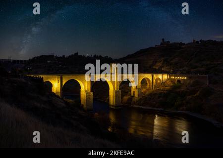 Puente de Alcantara in Extremadura, Spanien Stockfoto