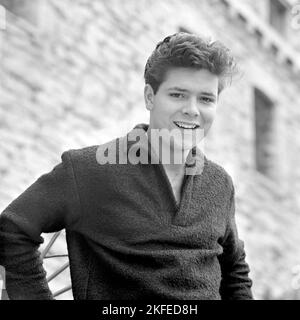 Cliff Richard. Britischer Sänger und Schauspieler. Geboren 1940. Bild 1961 bei einem Besuch in Stockholm, Schweden und Millesgården auf Lidingö. Stockfoto