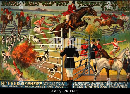 Buffalo Bills wilder Westen [und] Pawnee Bill'e Far East Poster, c1912. [Herausgeber: U.S. Lithograph Co.; Ort: Cincinnati [Ohio]] Stockfoto