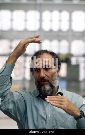 - Architekt Renzo Piano (Genua, 6/2000) Stockfoto