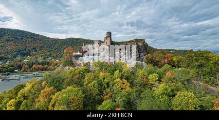 Gotische Burg Strekov, Usti Nad Labem, Tschechische Republik Stockfoto