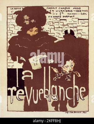 Affiche pour la "Revue Blanche"., c1896. [Herausgeber: Imprimerie Chaix; Ort: Paris] Stockfoto