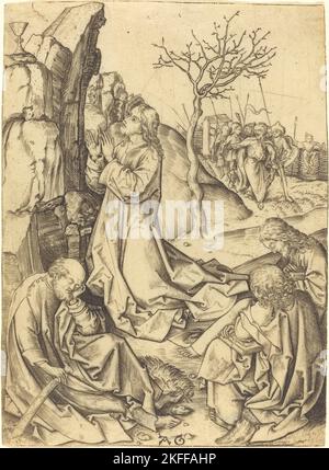 Die Agonie im Garten, c. 1480/1490. Stockfoto