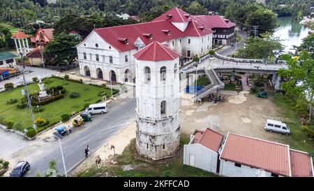 Loboc Church oder Parroquia de San Pedro Apóstol, Loboc, Bohol, Philippinen Stockfoto