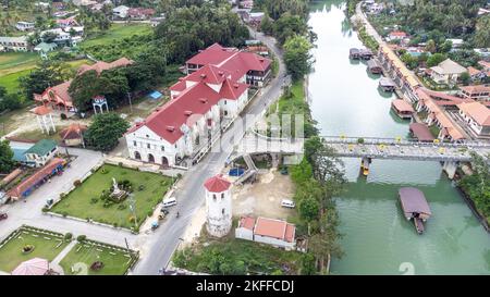 Loboc Church oder Parroquia de San Pedro Apóstol, Loboc, Bohol, Philippinen Stockfoto