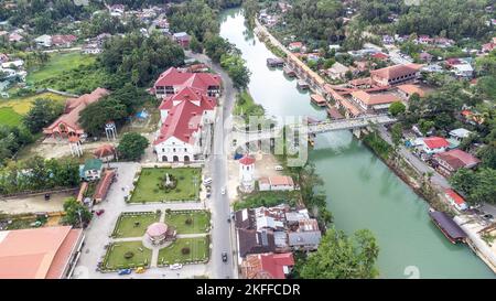 Loboc Church oder Parroquia de San Pedro Apóstol, Loboc, Bohol, Philippinen Stockfoto