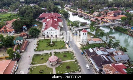 Loboc Church oder Parroquia de San Pedro Apóstol, Loboc, Bohol, Philippinen Stockfoto