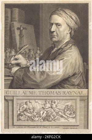 Guillaume Thomas Raynal, 1780. Stockfoto