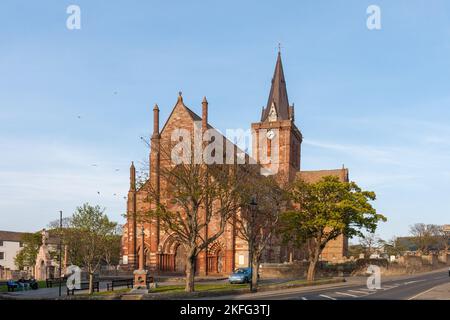 St. Magnus Kathedrale, Kirkwall, Orkney Inseln, Schottland Stockfoto