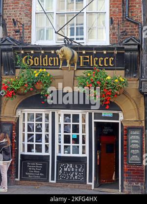 Golden Fleece Pub, Pavement, York, Yorkshire, England, GROSSBRITANNIEN, YO1 9UP Stockfoto