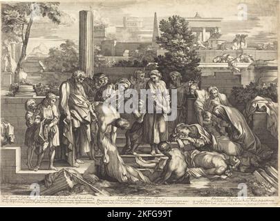 Sepelire mortuos, 1665/1670. Stockfoto