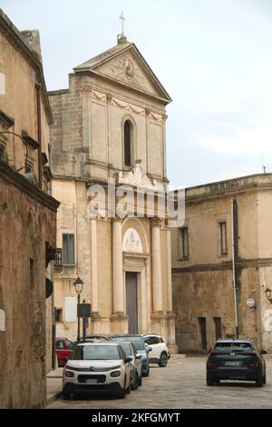 Francavilla Fontana, Italien. Außenansicht der Chiesa Rettoria Sant'Alfonso de Liguori. Stockfoto