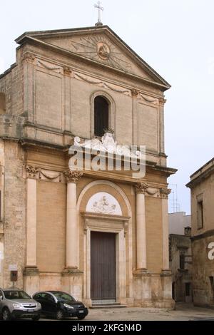 Francavilla Fontana, Italien. Außenansicht der Chiesa Rettoria Sant'Alfonso de Liguori. Stockfoto