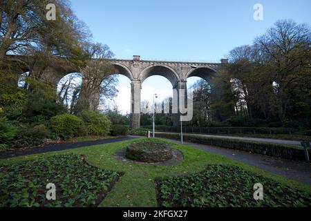 Newquay Cornwall UK 1118 2022 Trenance Gardens Stockfoto