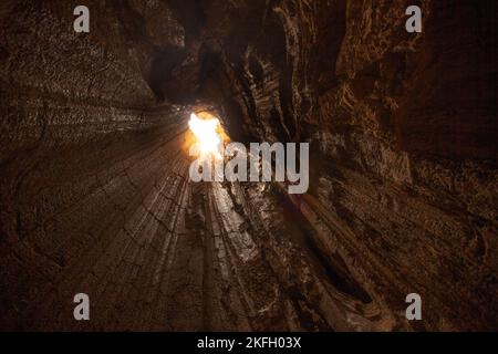 Mount Sodom der Berg ist die Heimat eines der seltensten Phänomene der Welt: Stockfoto