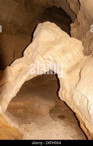 Mount Sodom der Berg ist die Heimat eines der seltensten Phänomene der Welt: Stockfoto