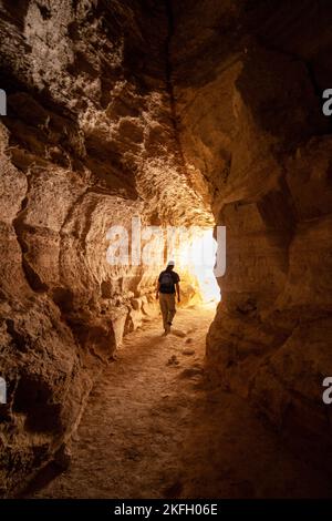 Mount Sodom der Berg ist die Heimat eines der seltensten Phänomene der Welt: Stockfoto