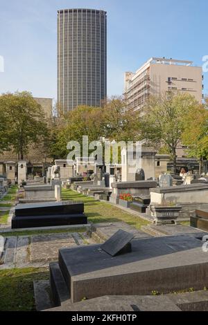 Cimetiere (Friedhof) Montparnasse // Cimetiere (Friedhof) Montparnasse Stockfoto