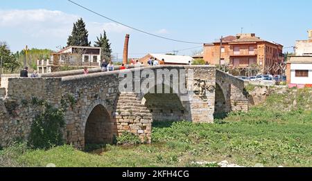 Montblanc, Conca de Barberá, Region der Provinz Tarragona, Katalonien, Spanien, Europa Stockfoto