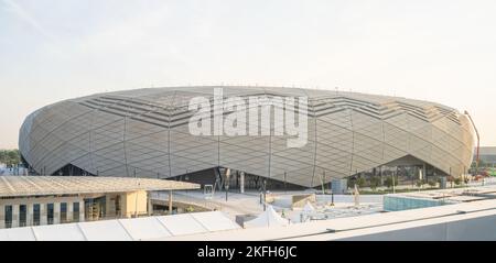 Doha, Katar - Oktober 10,2022: Das Education City Stadium ist ein Fußballstadion, das sich in Al Rayyan, Katar, befindet und rechtzeitig für die Fußballsaison errichtet wurde Stockfoto