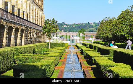 Blick auf die Labour-Universität von Gijón; Fürstentum Asturien, Asturien, Spanien, Europa Stockfoto