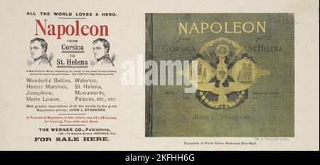 Die ganze Welt liebt einen Helden [..] Napoleon, c1895 - 1911. Veröffentlicht: 1894 Stockfoto