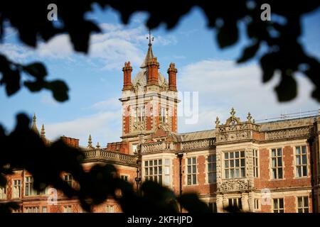 Die Crewe Hall ist eine Jakobean Villa, jetzt ein Hotel and Spa der QHotels Group Stockfoto