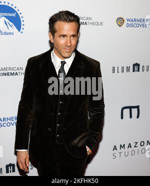 Los Angeles, CA - 17. Nov 2022: Ryan Reynolds nimmt an den Annual American Cinematheque Awards 36. Teil, die Ryan Reynolds im Beverly Hilton ehren Stockfoto