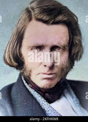 Englischer Kunstkritiker JOHN RUSKIN (1819-1900) über 1874 Stockfoto