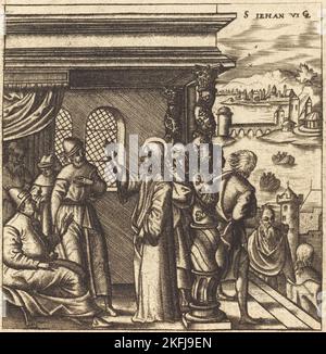 Christus Lehre in der Synagoge, wahrscheinlich c. 1576/1580. Stockfoto