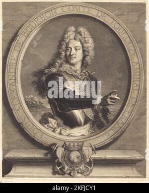 Louis-Alexandre de Bourdon, comte de Toulouse, 1714. Stockfoto