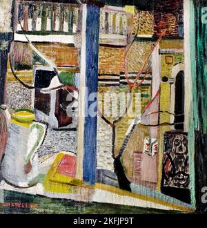 Aniela Menkesowa; Komposition; 1935; Öl auf Leinwand; Kunstmuseum in Lodz, Stockfoto