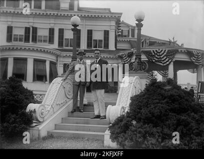 Shadow Lawn, Nj. - Weisses Haus Im Sommer, Notifikations-Zeremonien, Stufen, 1916. Stockfoto