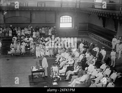 Naval Academy, USA - Abschlussübungen, 1917. Stockfoto