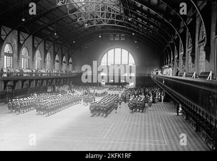 Naval Academy, USA - Abschlussübungen, 1917. Stockfoto