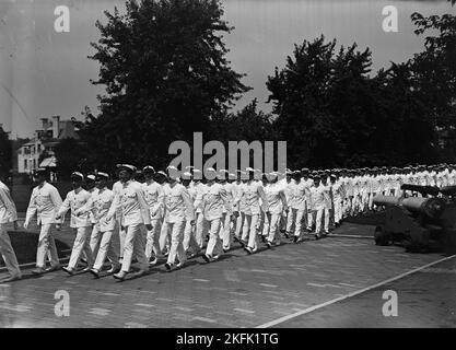 Naval Academy, USA - Abschlussübungen, 1917. Stockfoto