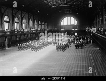 Naval Academy, USA - Abschlussübungen, 1917. Stockfoto