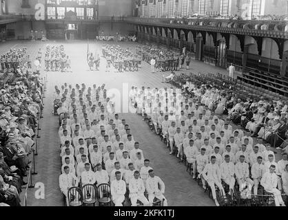 Naval Academy, USA - Abschlussübungen, 1917. Stockfoto