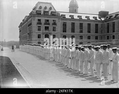 Naval Academy, USA - Abschlussübungen, 1917. Stockfoto