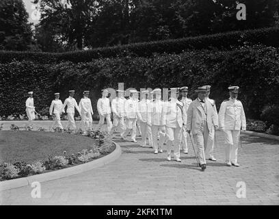 Naval Academy, USA - Abschlussübungen, 1917. Stockfoto